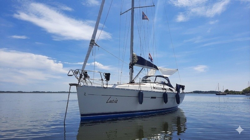 Zeilboot op open water